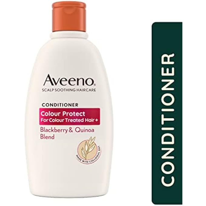 Aveeno COLOUR PROTECT BLACKBERRY AND QUINOA SCALP SOOTHING CONDITIONER FOR COLOUR TREATED HAIR 300ML. - Image 3
